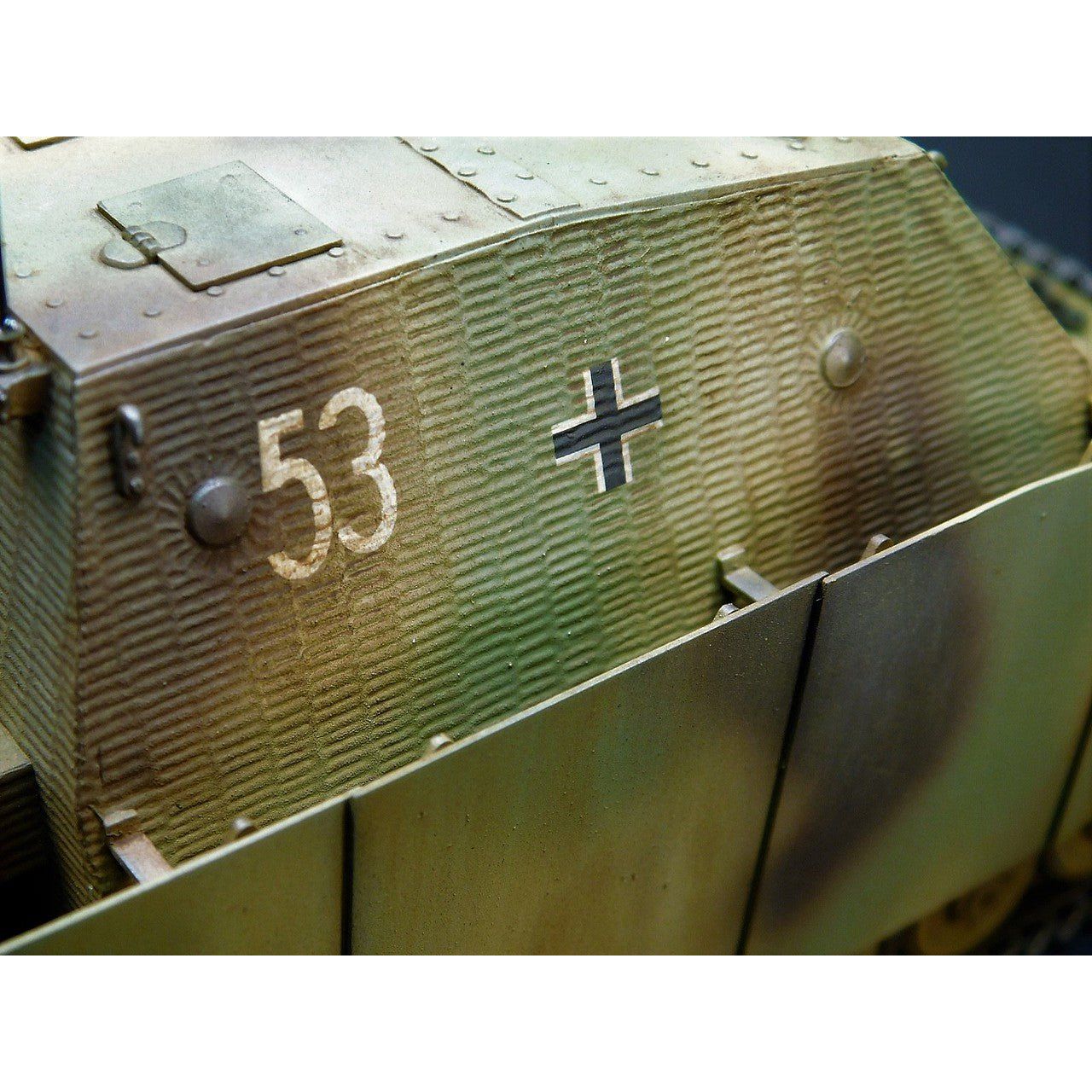 Tamiya 1/35 Scale Scale Zimmerit Coating Sheet for Brummbar Late Production - Tamiya - ModelCars.com