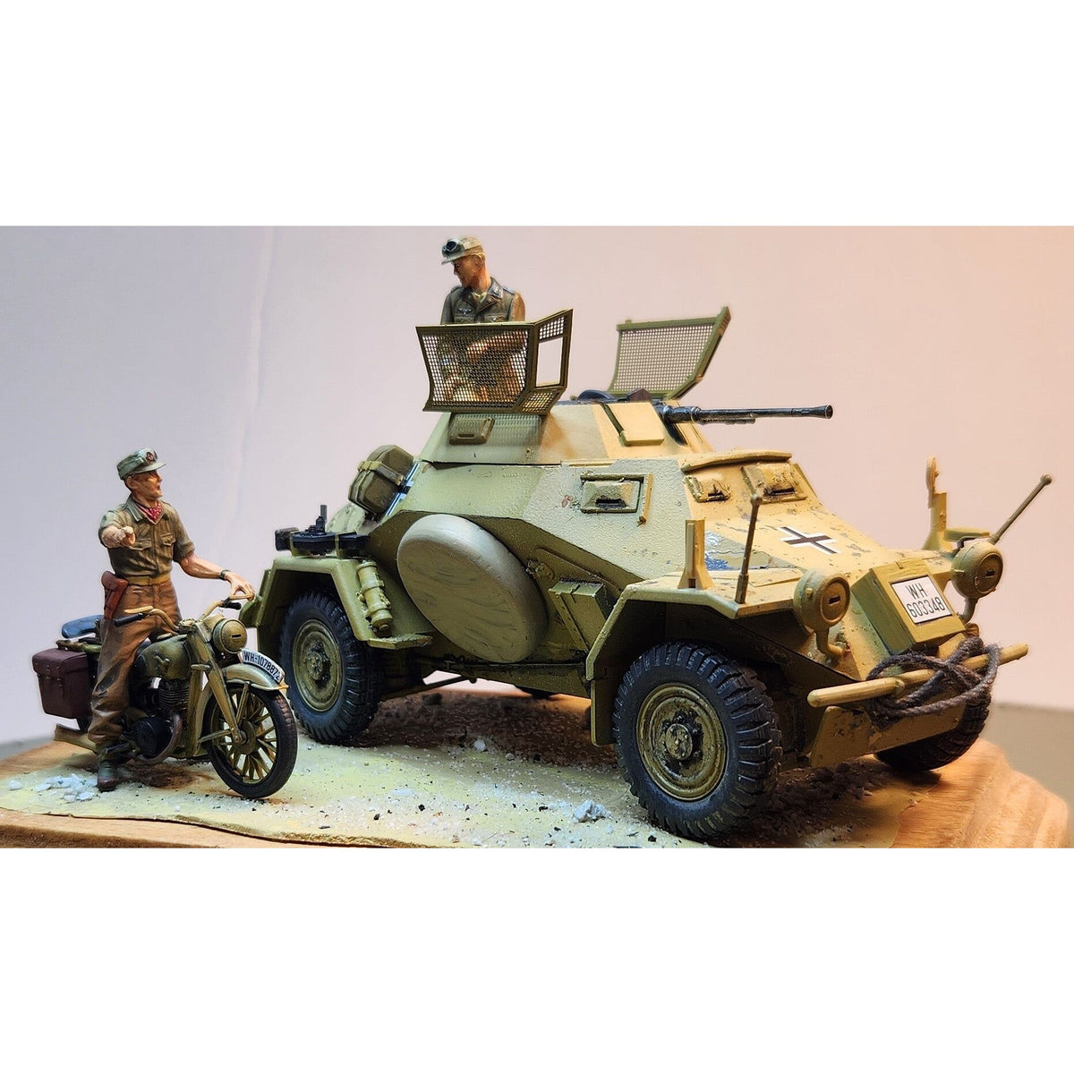 Tamiya 1/35 SDKFZ222 North Africa - Tamiya - ModelCars.com