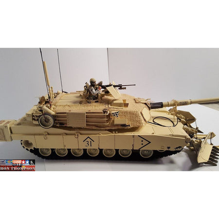 Tamiya 1/35 U.S. M1A1 Abrams W/ Mine Plow-Tamiya-ModelCars.com