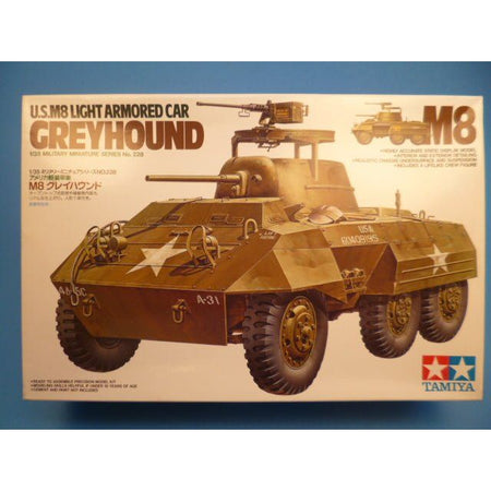 Tamiya 1/35 U.S. M8 Light Truck Greyhound-Tamiya-ModelCars.com