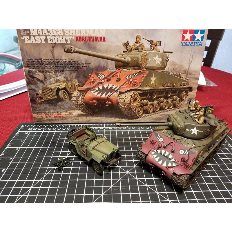 Tamiya 1/35 US Medium Tank M4A3E8 Sherman - Tamiya - ModelCars.com