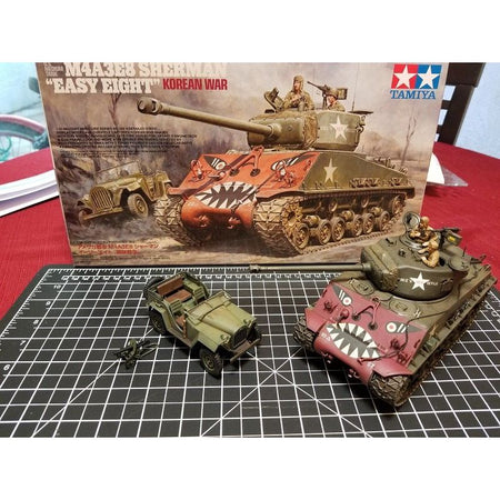 Tamiya 1/35 US Medium Tank M4A3E8 Sherman - Tamiya - ModelCars.com