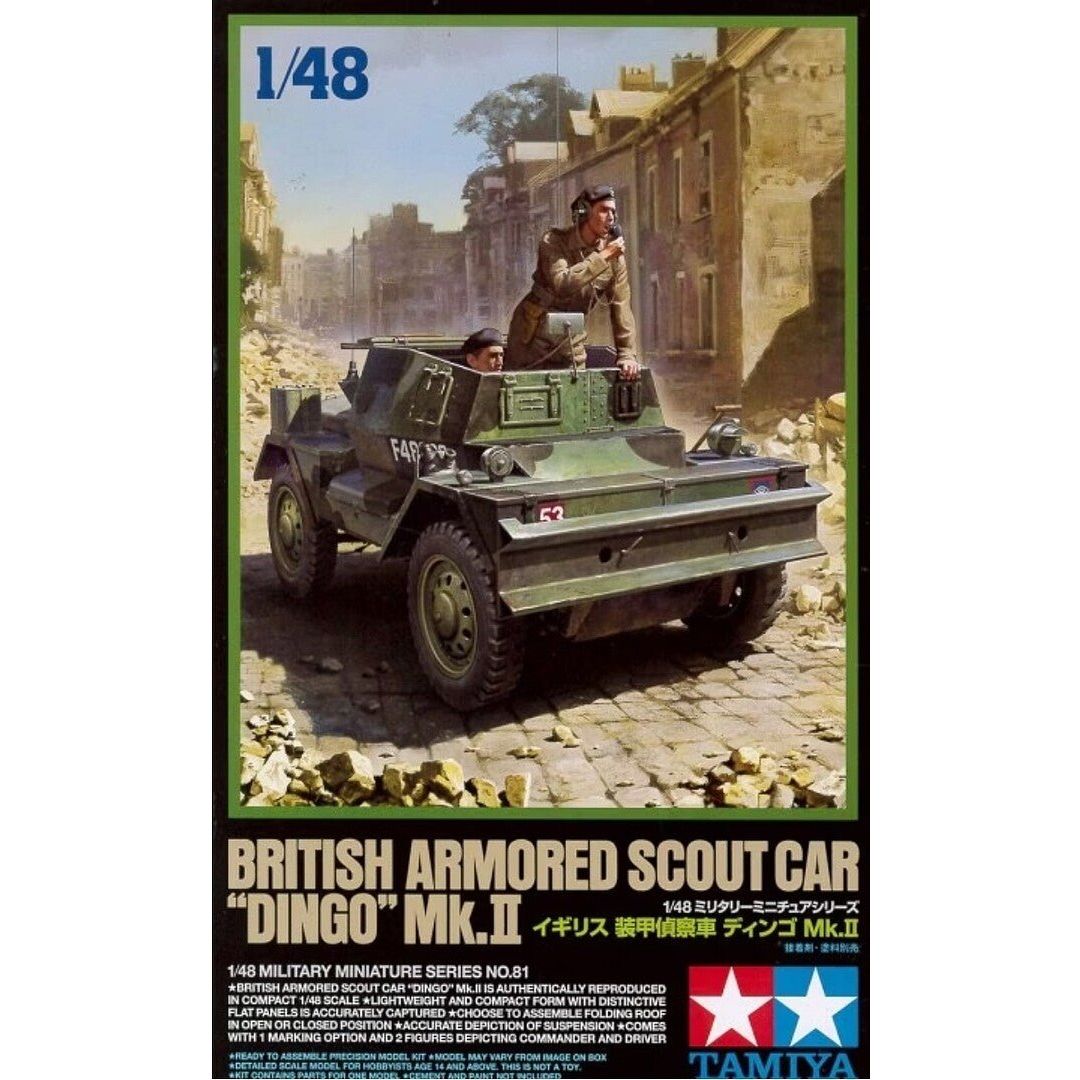 Tamiya 1/48 British "Dingo" Ii - Tamiya - ModelCars.com