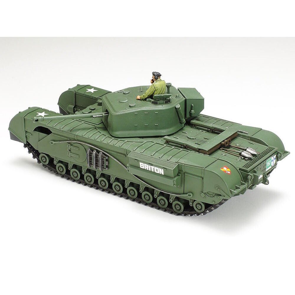 Tamiya 1/48 British Tank Churchill MkVII Model Tank - Tamiya - ModelCars.com