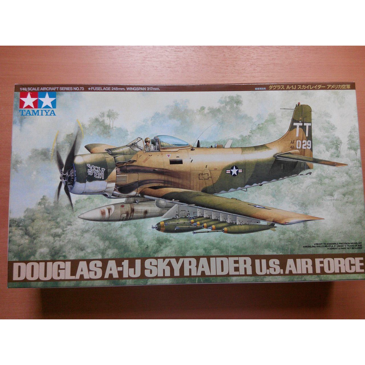 Tamiya 1/48 Douglas A1J Skyraider USAF - Tamiya - ModelCars.com