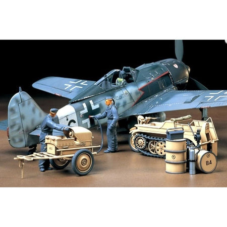 Tamiya 1/48 German Aircraft Power Supply Unit & Kettenkraftrad - Tamiya - ModelCars.com
