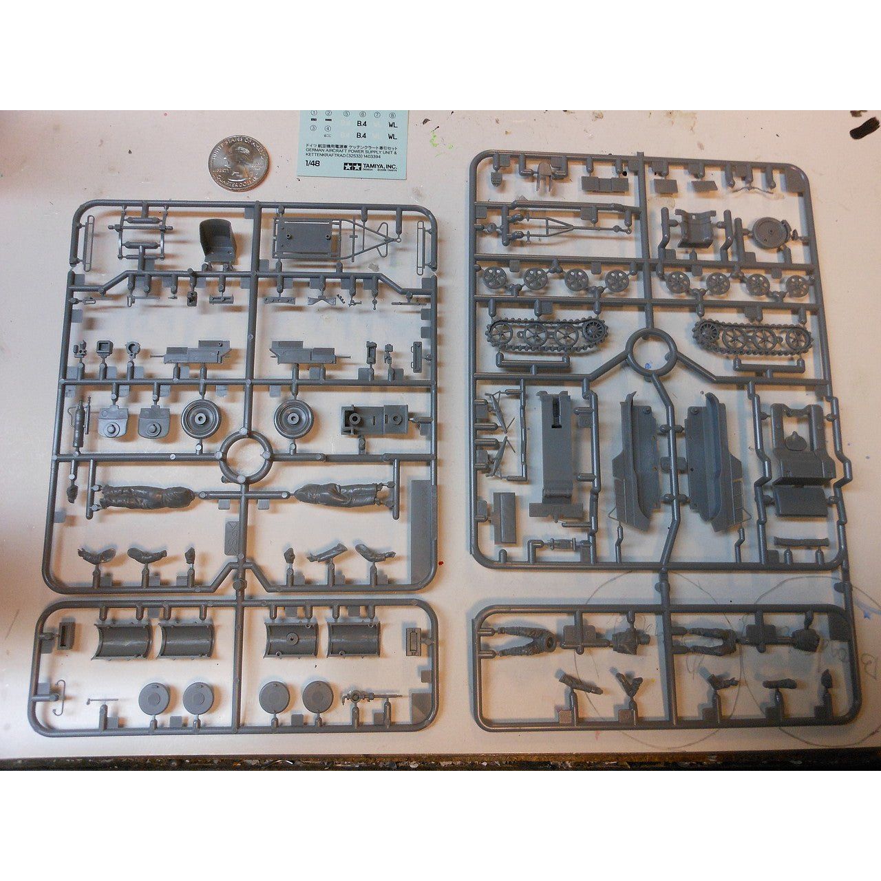 Tamiya 1/48 German Aircraft Power Supply Unit & Kettenkraftrad - Tamiya - ModelCars.com