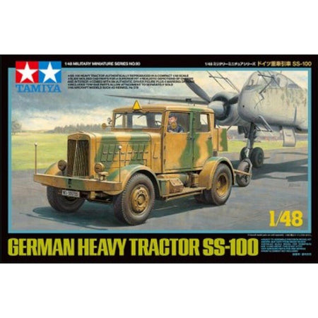 Tamiya 1/48 GERMAN HEAVY TRACTOR SS-100-Tamiya-ModelCars.com