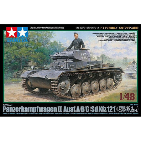 Tamiya 1/48 German Panzer II ABC - Tamiya - ModelCars.com