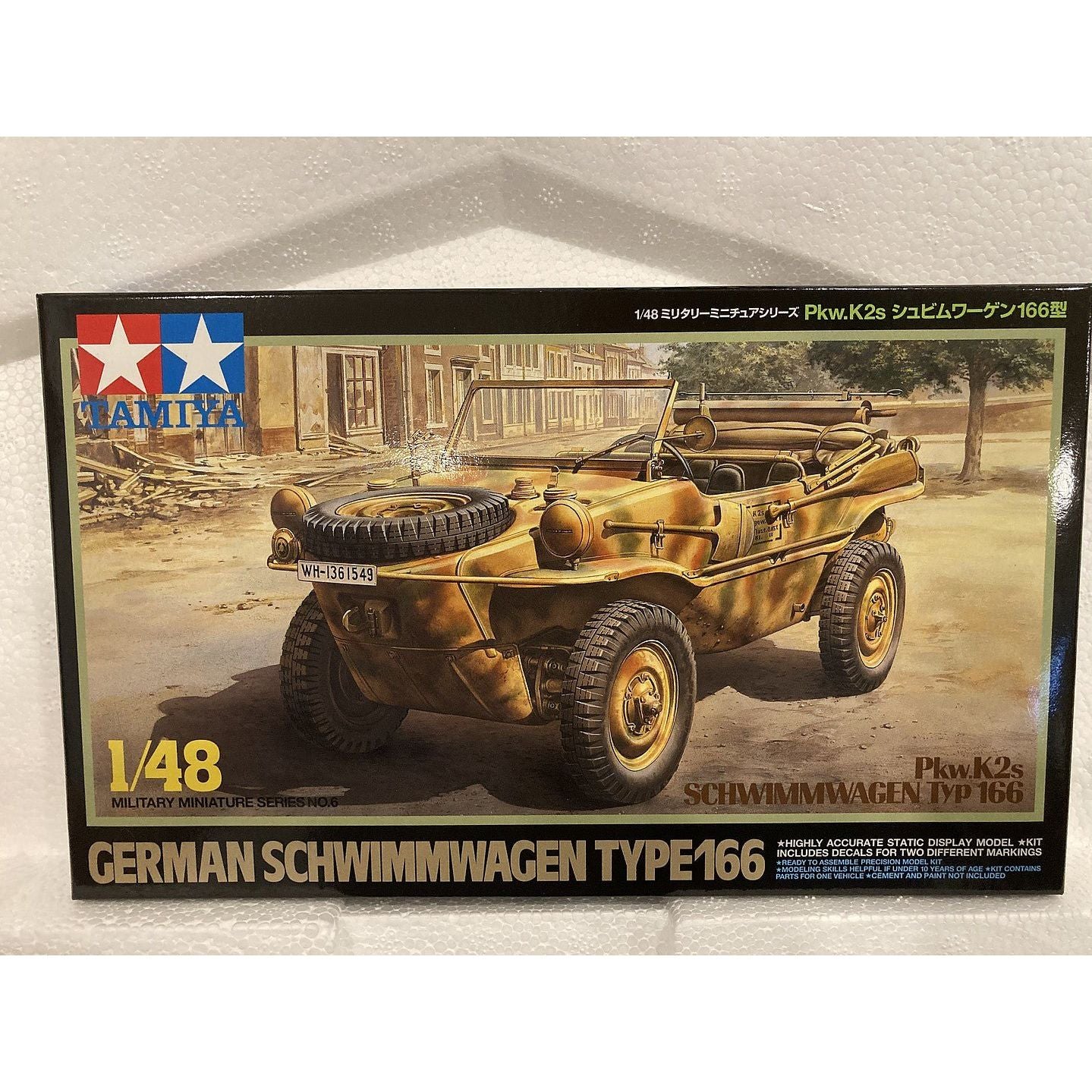 Tamiya 1/48 German Schwimmwagen Type 166 - Tamiya - ModelCars.com