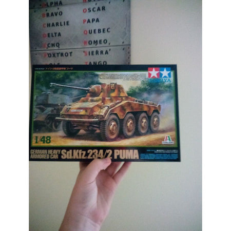 Tamiya 1/48 German Sd.Kfz.234/2 Puma-Tamiya-ModelCars.com