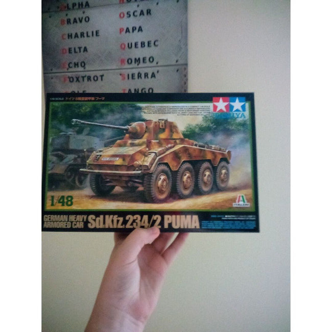 Tamiya 1/48 German Sd.Kfz.234/2 Puma-Tamiya-ModelCars.com