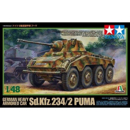 Tamiya 1/48 German Sd.Kfz.234/2 Puma-Tamiya-ModelCars.com
