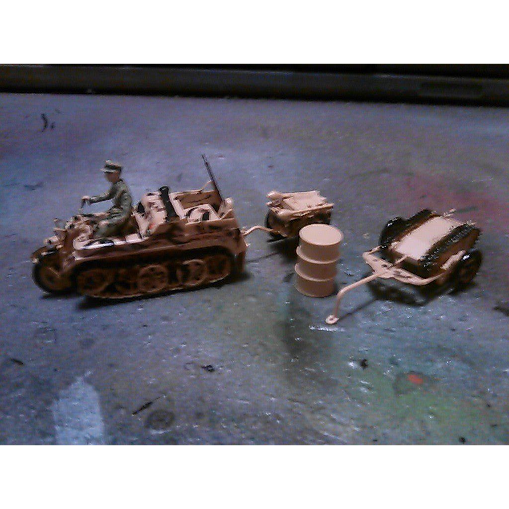 Tamiya 1/48 Kettenkrad with Cart-Tamiya-ModelCars.com