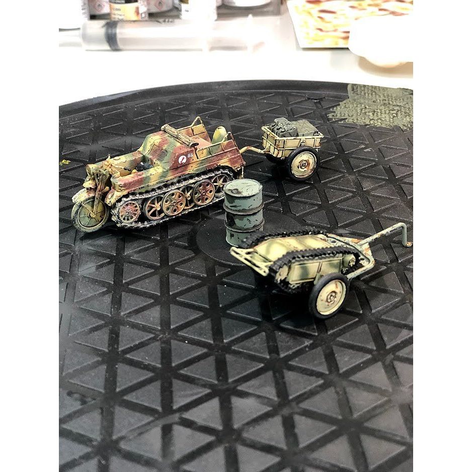 Tamiya 1/48 Kettenkrad with Cart-Tamiya-ModelCars.com