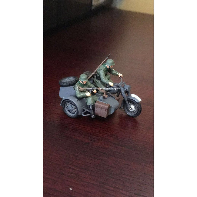 Tamiya 1/48 Model German Motorcycle and Sidecar - Tamiya - ModelCars.com