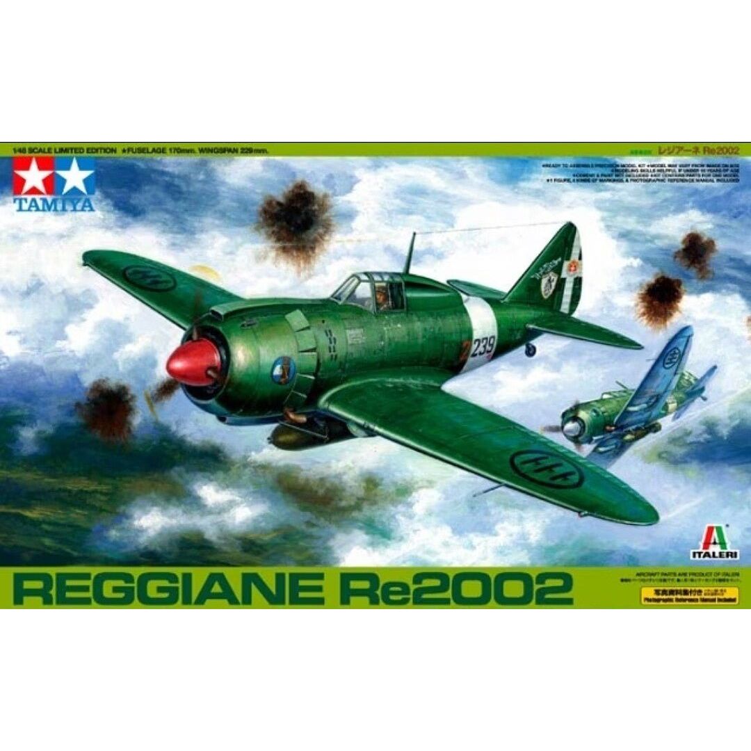 Tamiya 1/48 Reggiane Re.2002-Tamiya-ModelCars.com