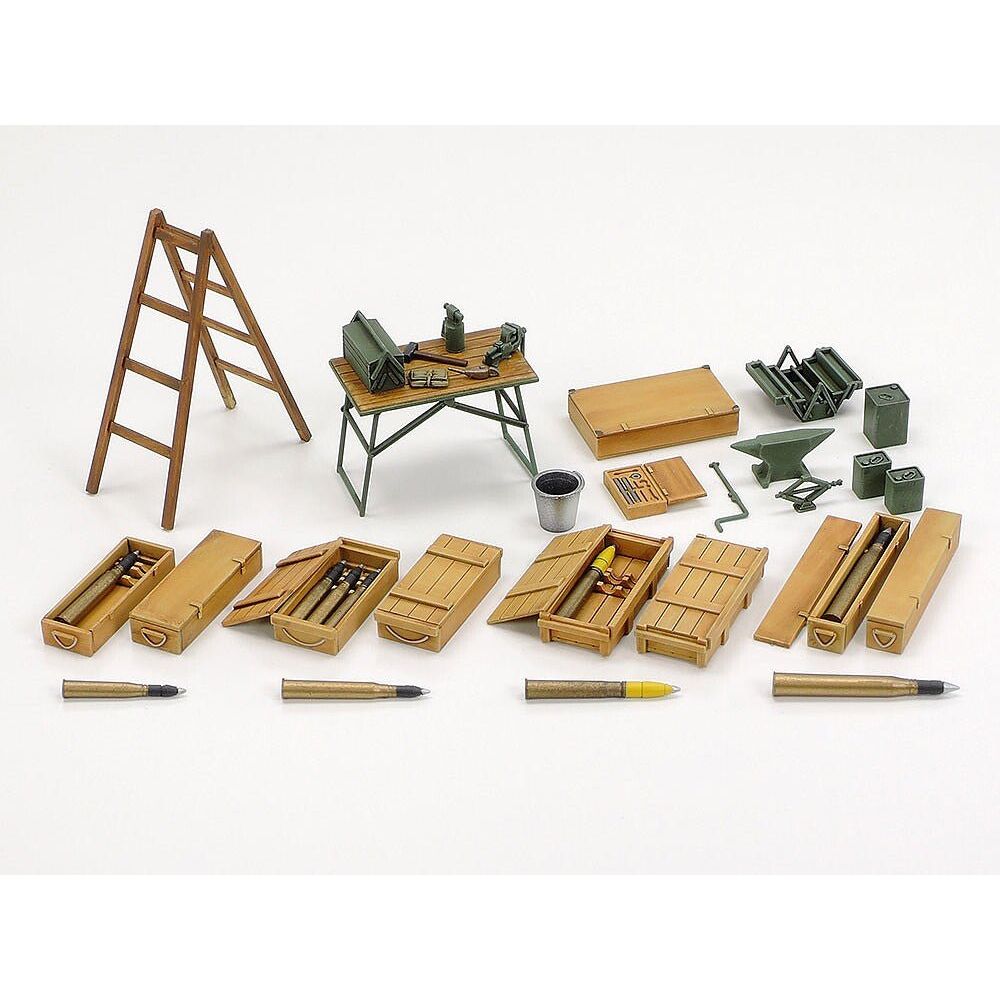 Tamiya 1/48 Tank Crew Field Maintenance - Tamiya - ModelCars.com