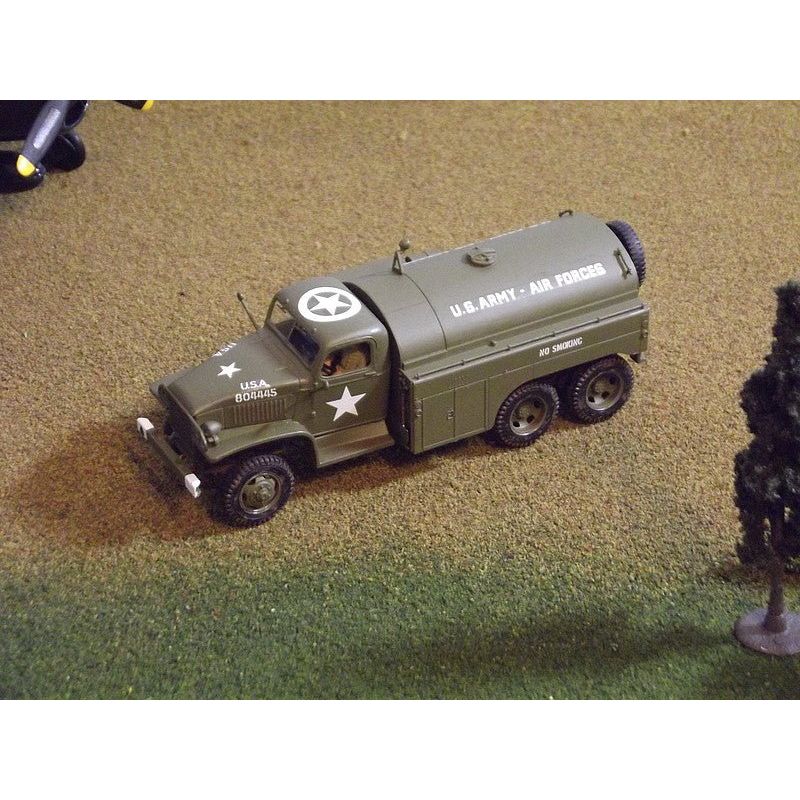 Tamiya 1/48 US Airfield 2 1/2 Ton Model Fuel Truck - Tamiya - ModelCars.com