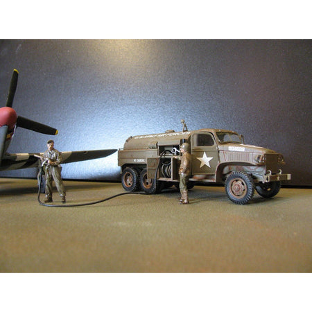 Tamiya 1/48 US Airfield 2 1/2 Ton Model Fuel Truck-Tamiya-ModelCars.com