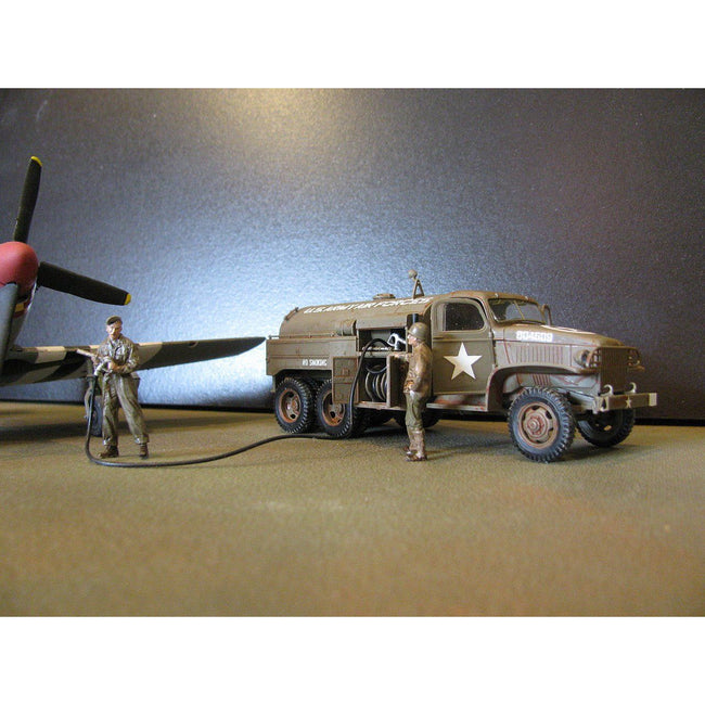 Tamiya 1/48 US Airfield 2 1/2 Ton Model Fuel Truck - Tamiya - ModelCars.com