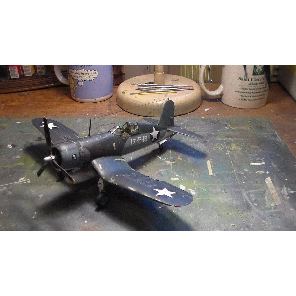 Tamiya 1/48 Vought F4U-1/2 Birdcage Corsair-Tamiya-ModelCars.com