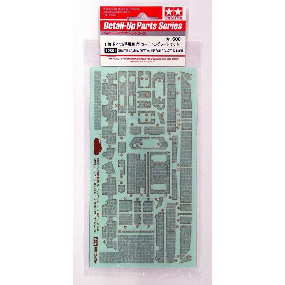 Tamiya 1/48 Zimmerit Coating Sheet - Tamiya - ModelCars.com