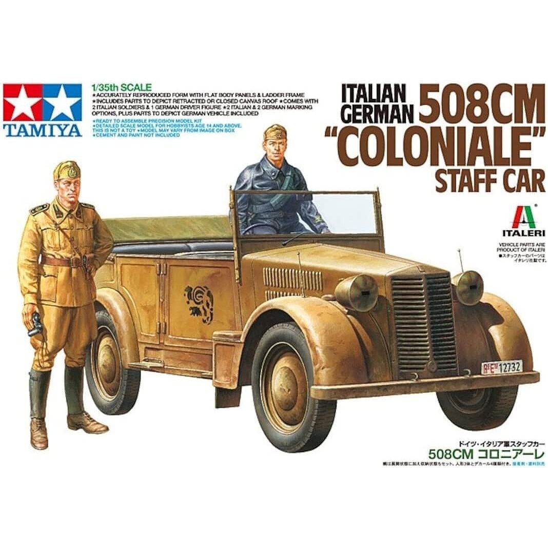 Tamiya 508cm "Coloniale" Staff Car - Tamiya - ModelCars.com