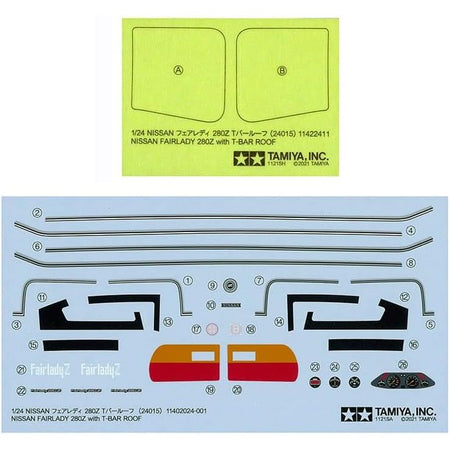 Tamiya Datsun 280ZX T - Bar Roof Kit - Tamiya - ModelCars.com