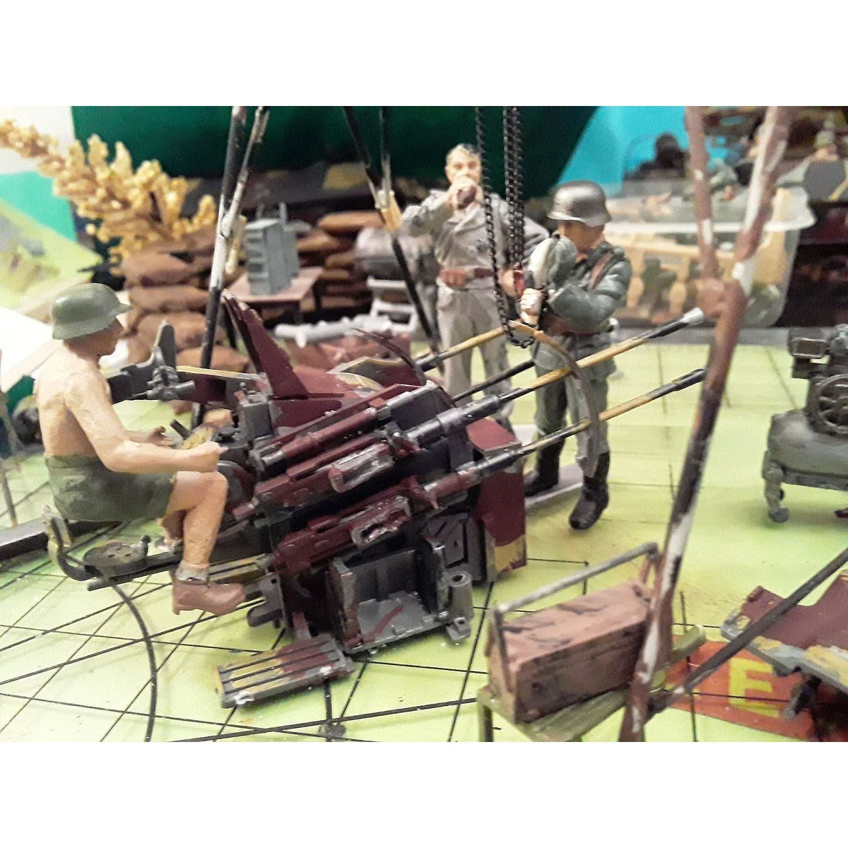 Tamiya German 2cm Flakvierling 38 Kit-Tamiya-ModelCars.com