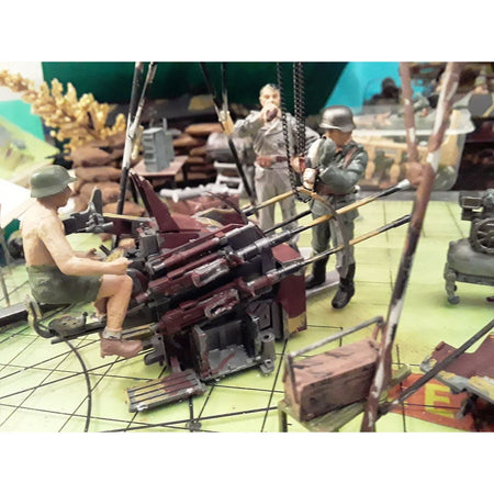 Tamiya German 2cm Flakvierling 38 Kit-Tamiya-ModelCars.com