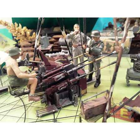 Tamiya German 2cm Flakvierling 38 Kit - Tamiya - ModelCars.com