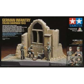 Tamiya German Infantry Italian '43 Campaign - Tamiya - ModelCars.com