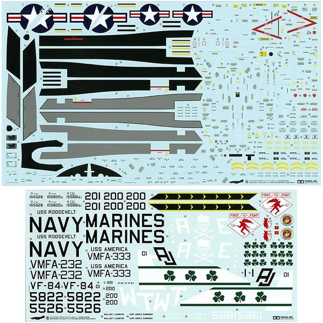 Tamiya Mcdonnell F - 4 J Phantom II - Tamiya - ModelCars.com