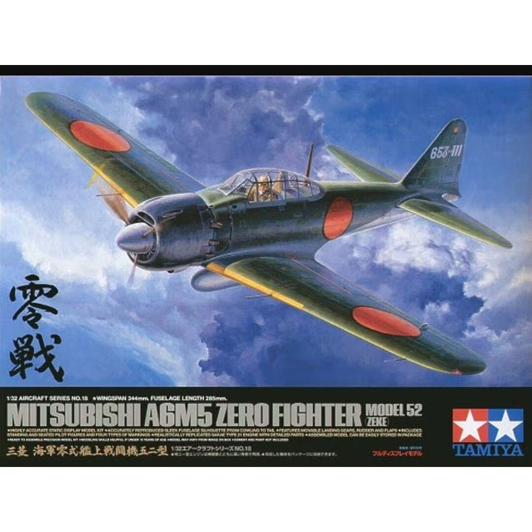 Tamiya Mitsubishi A6M5 Zero Fighter-Tamiya-ModelCars.com