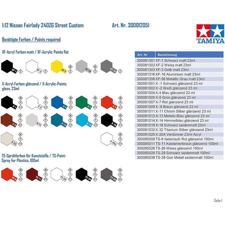Tamiya Nissan Fairlady 240ZG - Tamiya - ModelCars.com