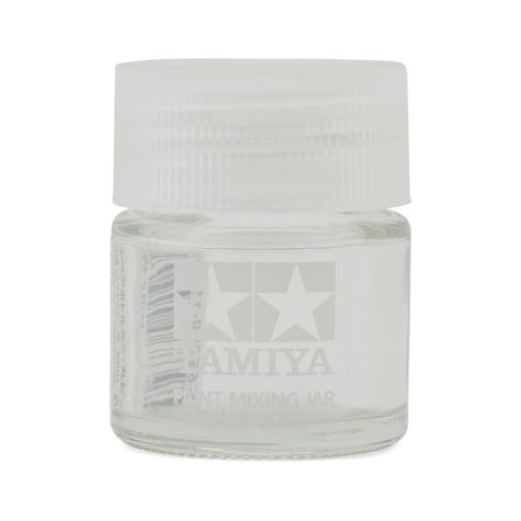 Tamiya Paint Mixing Jar (10mL Bottle) (Round)-Tamiya-ModelCars.com