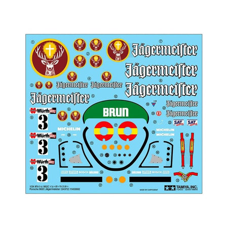 Tamiya Porsche 962C Jagermeister 1:24 Scale - Tamiya - ModelCars.com