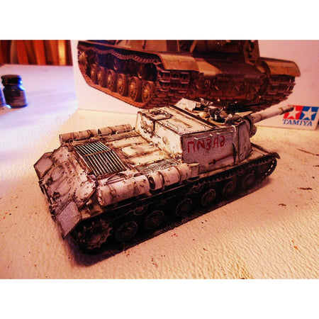 Tamiya Russian Heavy SP Gun JSU-152-Tamiya-ModelCars.com