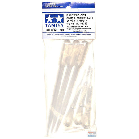 Tamiya TAM87124 Tamiya Pipette Set (6 pcs) - Tamiya - ModelCars.com