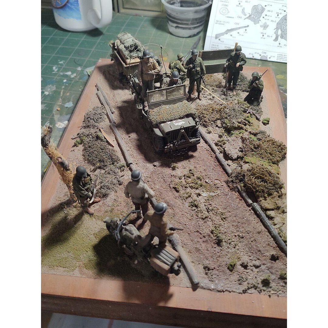 Tamiya US Infantry Scout Set-Tamiya-ModelCars.com