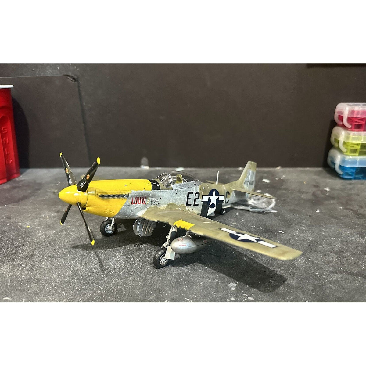 Tamiya US NA P-51D Mustang w/4x4 Vehicle-Tamiya-ModelCars.com