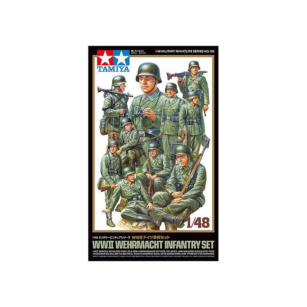 Tamiya WWII Wehrmacht Infantry Set - Tamiya - ModelCars.com