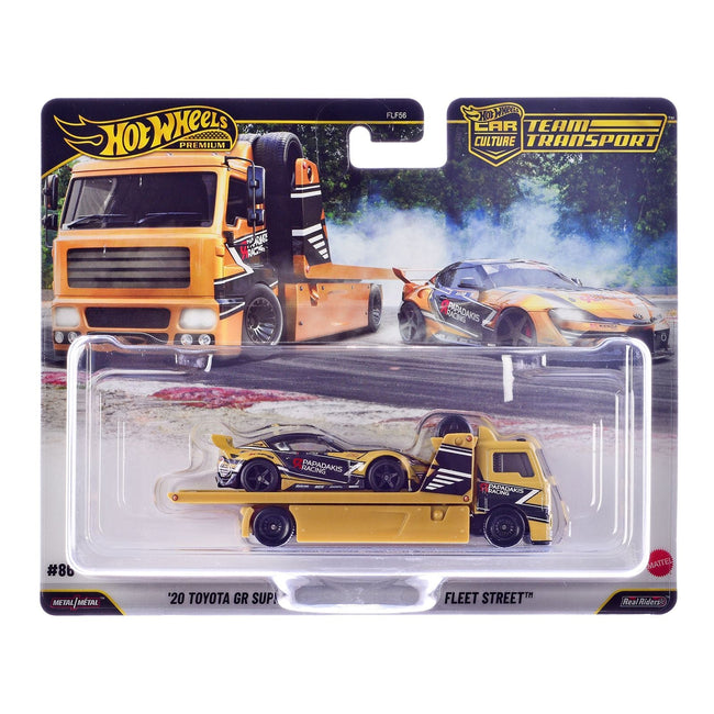 "Team Transport" 3 piece Set J 2025 "Car Culture" Series Diecast Model Cars by Hot Wheels-Hotwheels-ModelCars.com