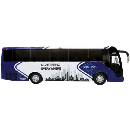 TEMSA TS 35E Bus New York City Gray Line "Sightseeing Everywhere - Big Apple Tour" "The Bus & Motorcoach Collection" 1/87 Diecast Model by Iconic Replicas - Iconic Replicas - ModelCars.com