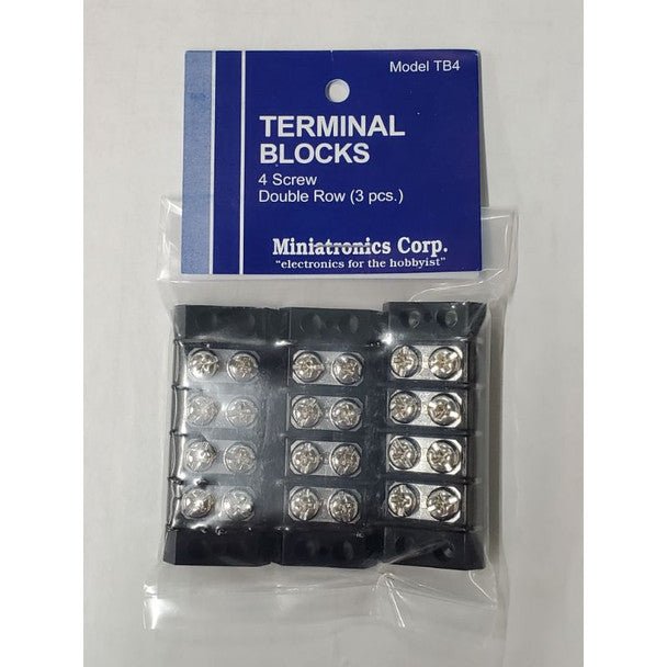 TERMINAL BLOCK 4 SCREW - Minatronics - ModelCars.com