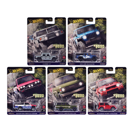 "Terra Trek" 5 piece Set "Car Culture" 2024 Series C Diecast Model Cars by Hot Wheels-Hotwheels-ModelCars.com