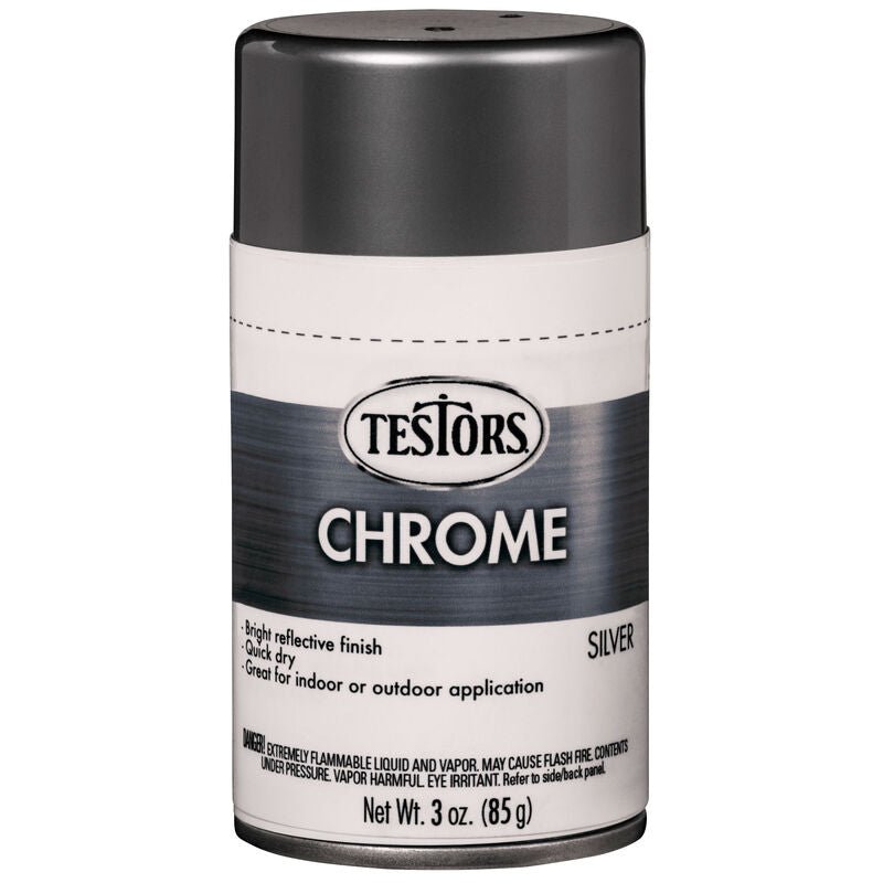 Testors Craft 3oz Chrome Spray, Chrome - Testors - ModelCars.com