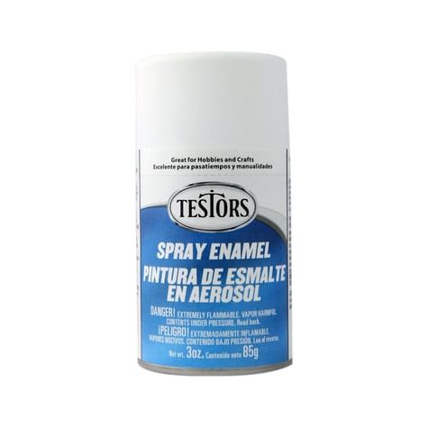 Testors Flat White Spray-Testors-ModelCars.com