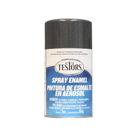 Testors Graphite Gray Metallic Spray-Testors-ModelCars.com